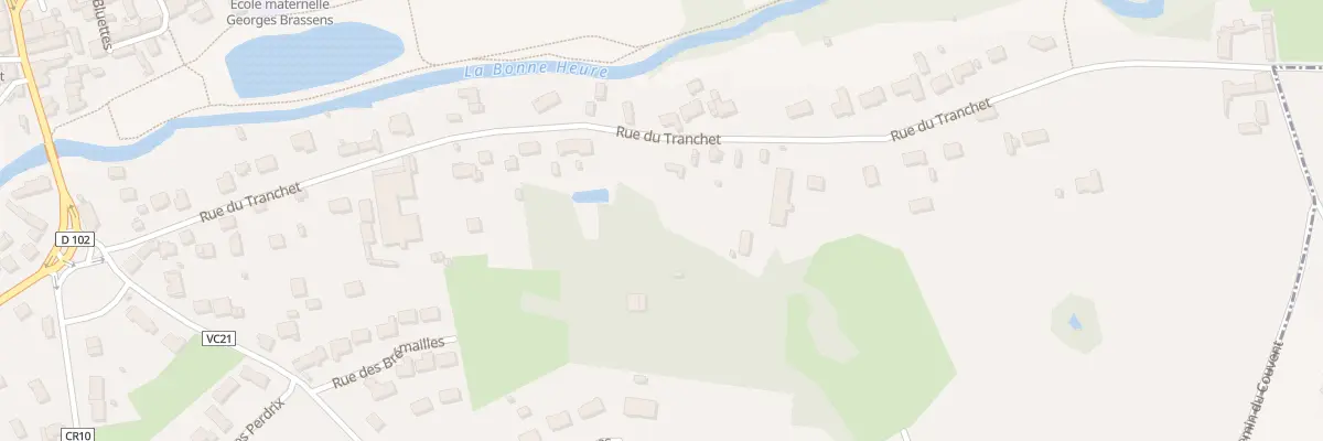 Plan du 424 Rue du Tranchet à Bracieux