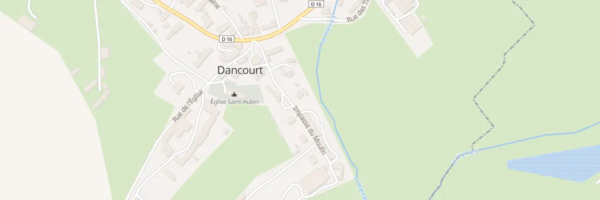 Plan du 32 Le Bourg à Dancourt