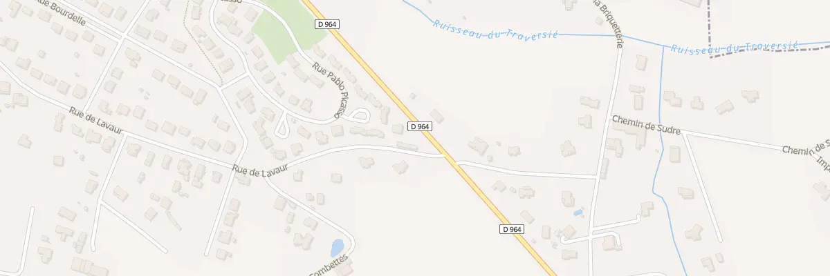 Plan du 53 Rue de Lavaur à Caussade