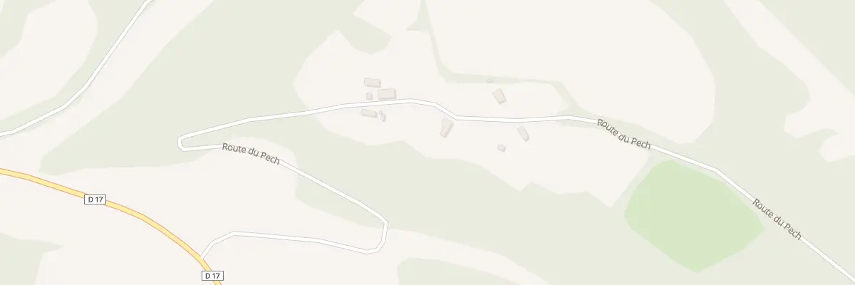 Plan du 828 Rte du Pech à Cœur de Causse