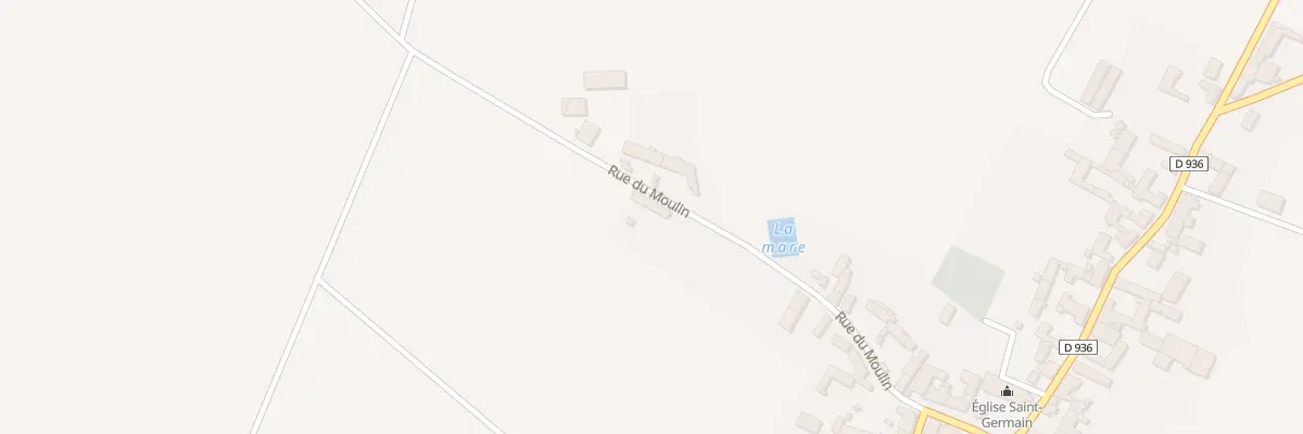 Plan du 25 Rue du Moulin à Villamblain