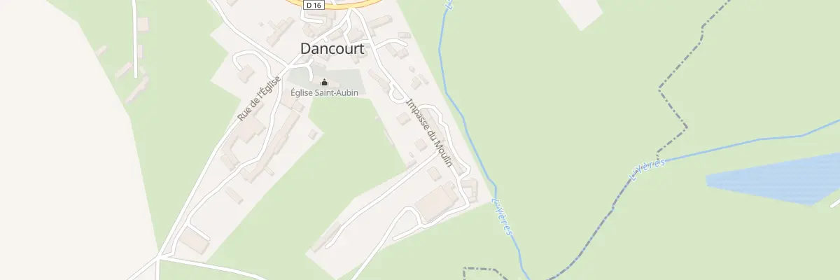 Plan du 34C Le Bourg à Dancourt