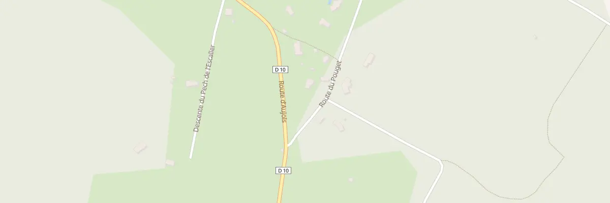 Plan du 1390 Rte du Pouget à Laburgade