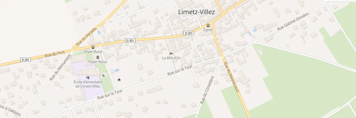Plan du 7 Rue sur la Tour à Limetz-Villez