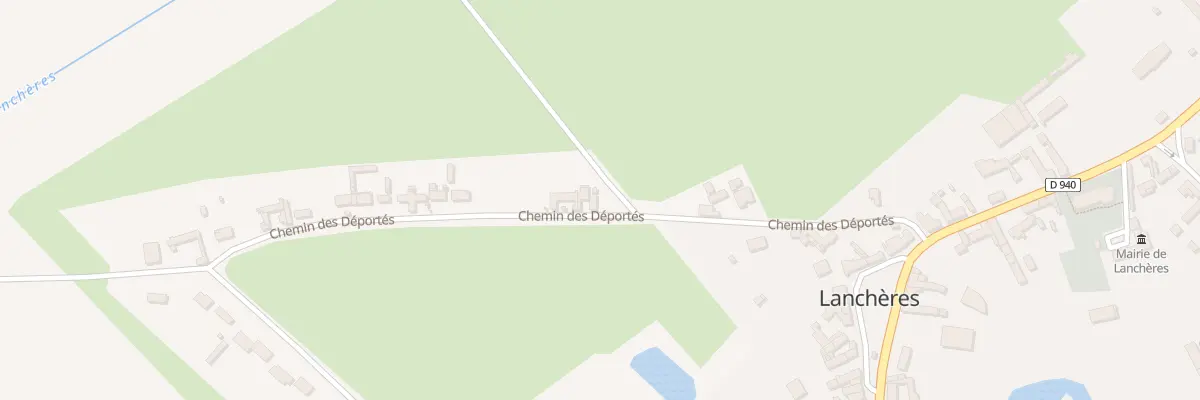 Plan du 260 Che des Déportés à Lanchères
