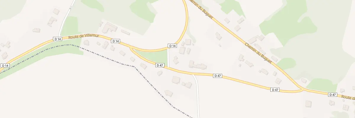 Plan du 135 Rte de Tauriac au Born