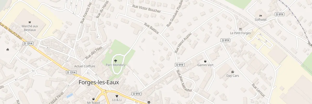 Plan du 23 Rue du Mal Leclerc à Forges-les-Eaux