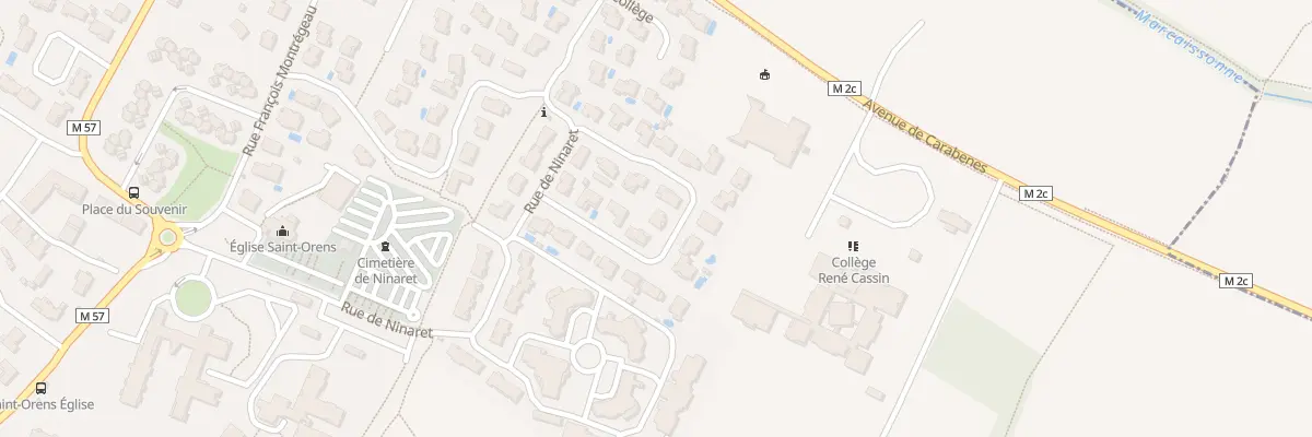Plan du 10 Rue des Tournesols à Saint-Orens-de-Gameville