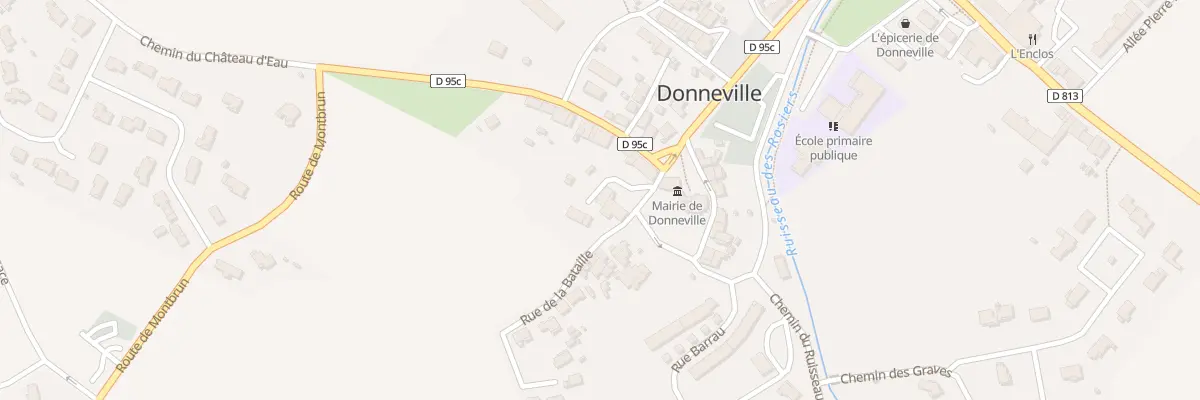 Plan du 81 Village Sud à Donneville