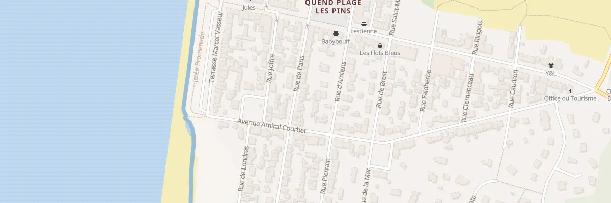 Plan du 23 Rue de Paris à Quend