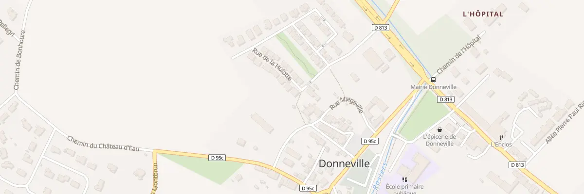 Plan du 14 Rue de la Hulotte à Donneville