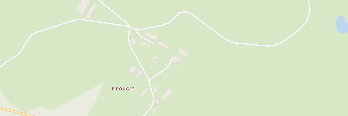 Plan du 5482 Le Pouget à Vigeois
