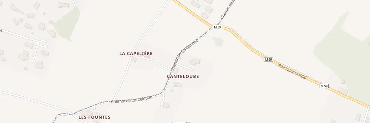 Plan du 20 Canteloube à Mondouzil