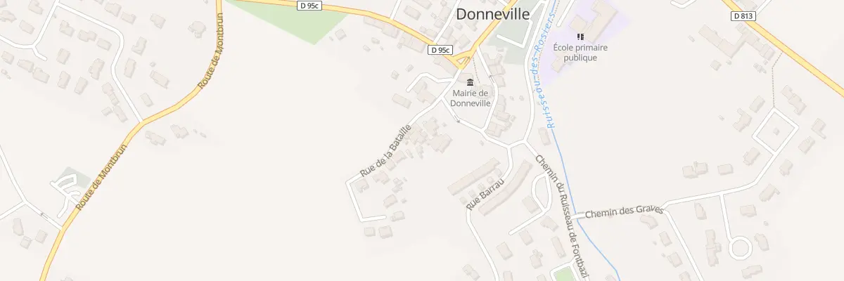 Plan du 14 Che de Bataille à Donneville