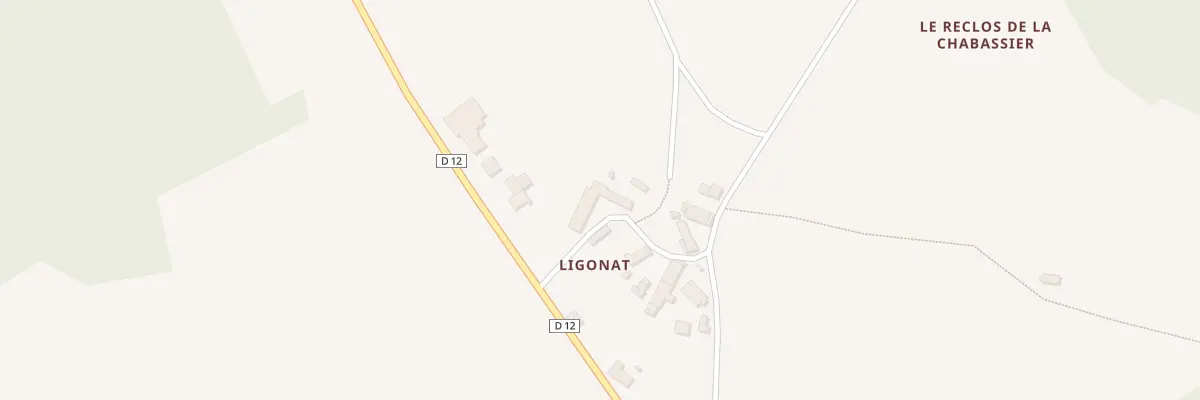 Plan du 8 Ligonat à Saint-Méard