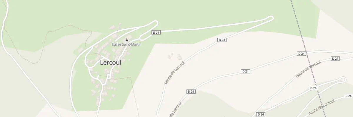 Plan du 5001 La Serre à Lercoul