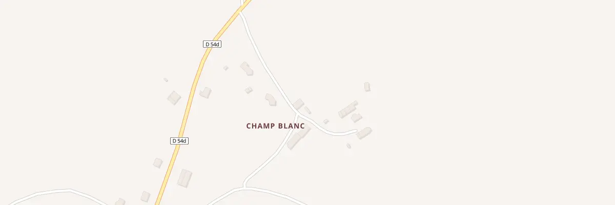 Plan du 1 Champ Blanc à Ceaulmont