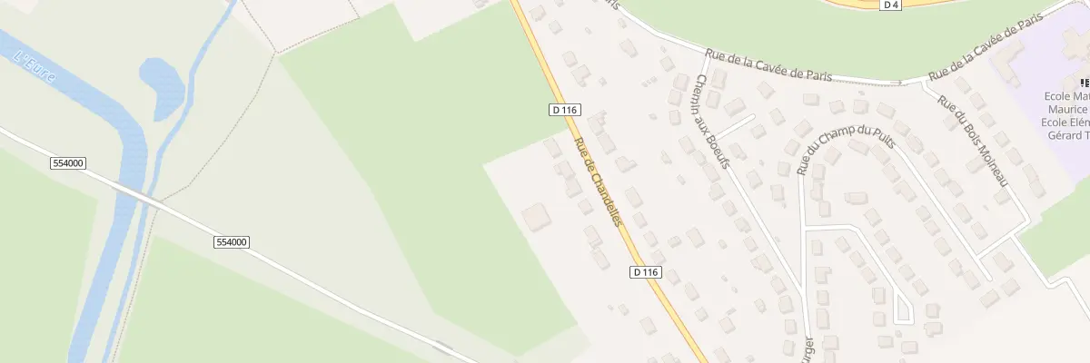 Plan du 58 Rue de Chandelles à Coulombs