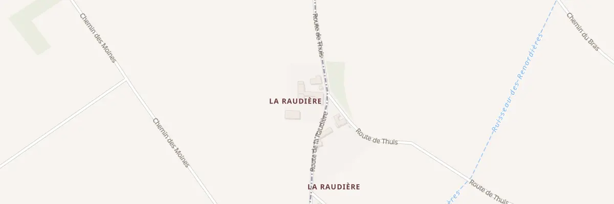Plan du 9002 La Raudiere à Courbouzon