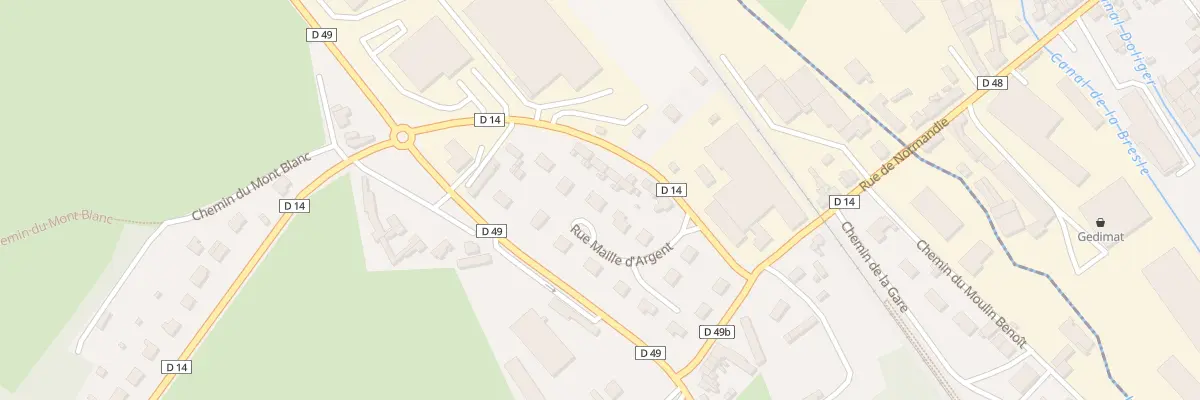 Plan du 5074E La Grande Piece à Longroy