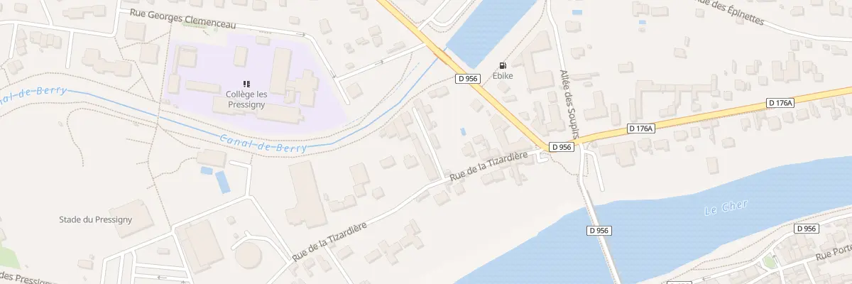 Plan du 12 Rue de la Tizardière à Selles-sur-Cher