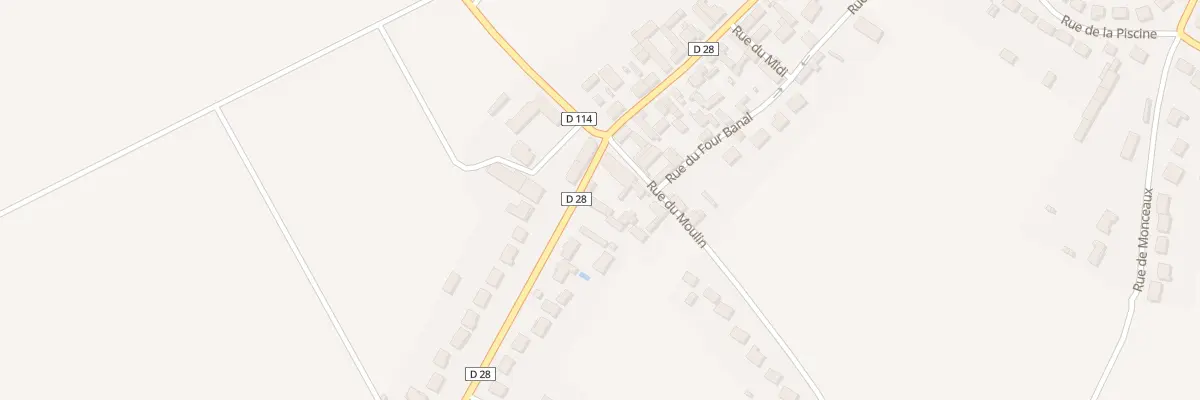 Plan du 57 Rue de la Mairie à Berchères-les-Pierres