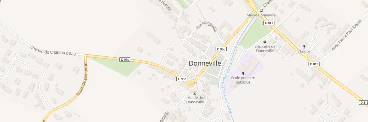 Plan du 6 Village Nord à Donneville