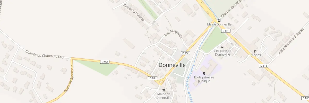 Plan du 5 Rue du Moulin Guillaume à Donneville