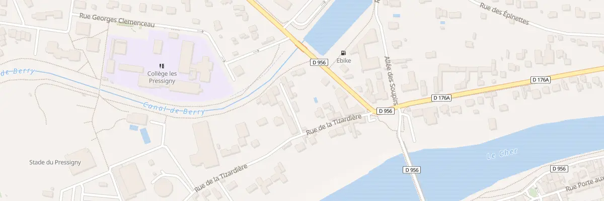 Plan du 10 Rue de la Tizardière à Selles-sur-Cher