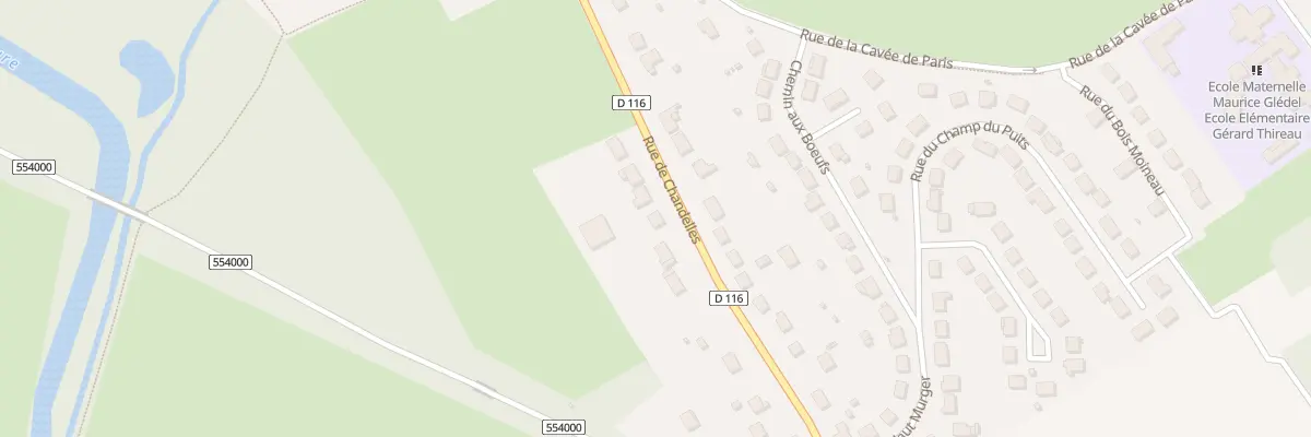 Plan du 62 Rue de Chandelles à Coulombs