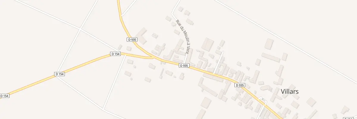 Plan du 2 Rue du Moulin à Vent à Villars