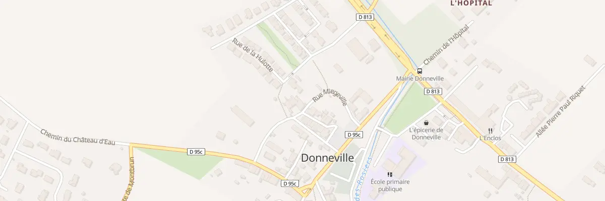 Plan du 18 Rue Miegeville à Donneville