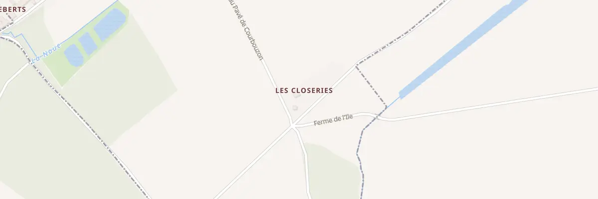 Plan du 323 Rte du Pavé de Courbouzon à Courbouzon