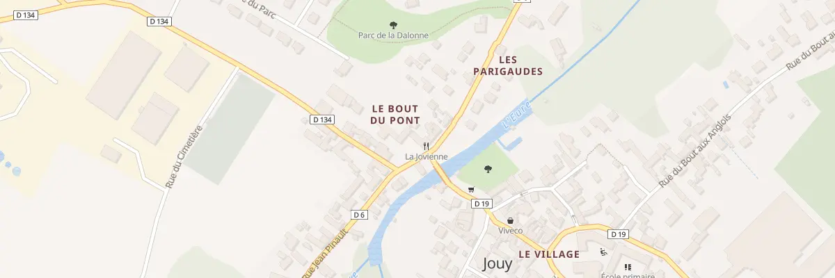 Plan du 1T Av des Parigaudes à Jouy