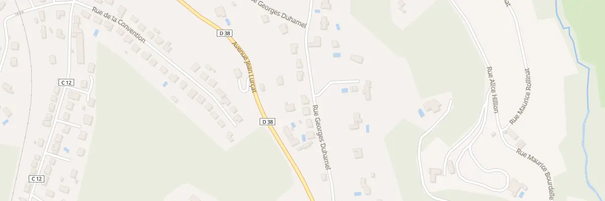 Plan du 54 Rue Georges Duhamel à Brive-la-Gaillarde