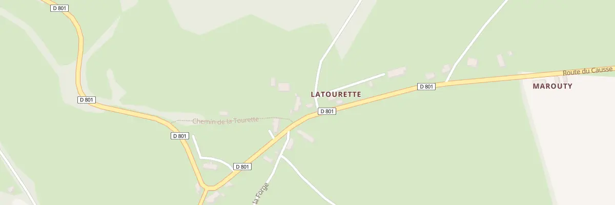Plan du 5076 Latourette à Séniergues