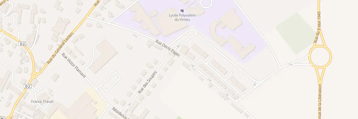 Plan du 18 Rue Denis Papin à Friville-Escarbotin