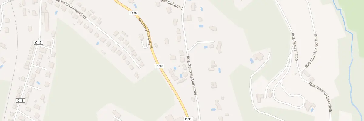 Plan du 56 Rue Georges Duhamel à Brive-la-Gaillarde