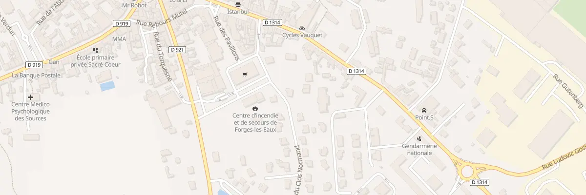 Plan du 1 Rue du Clos Normand à Forges-les-Eaux