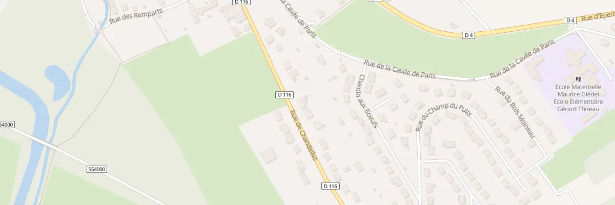 Plan du 57 Rue de Chandelles à Coulombs
