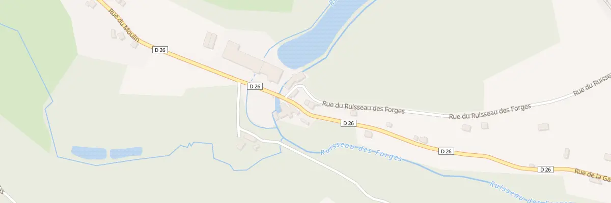 Plan du 23 Rue du Moulin à Salon-la-Tour