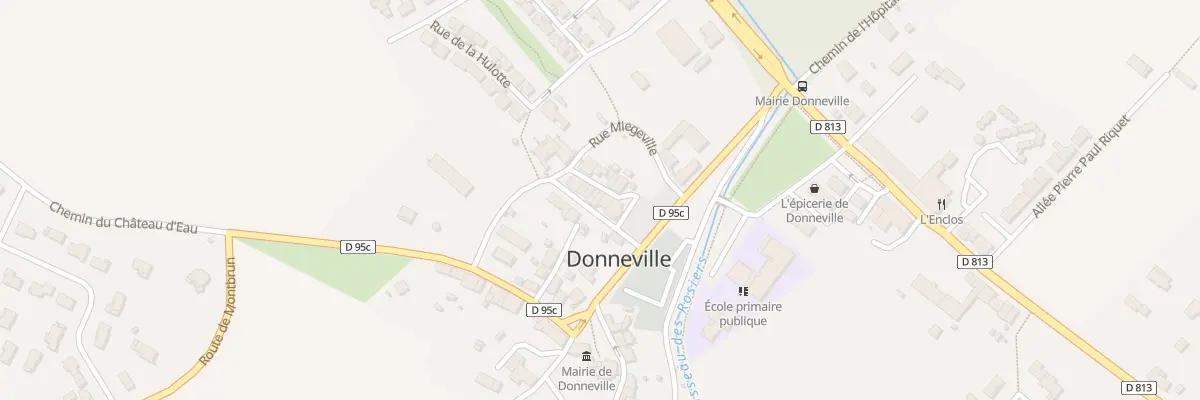 Plan du 5 Rue Miegeville à Donneville