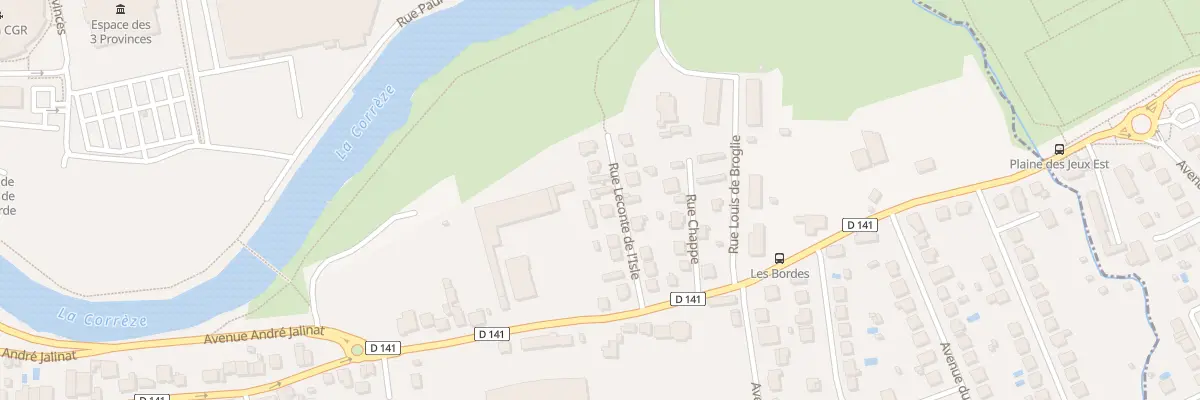 Plan du 15 Rue Leconte De L Isle à Brive-la-Gaillarde