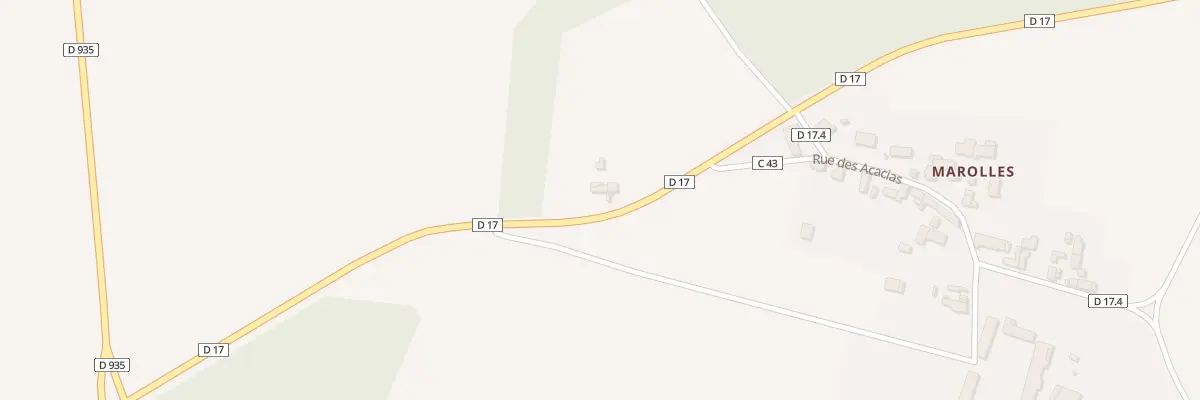 Plan du 40 Rue des Acacias A Rouvray aux Villages Vovéens