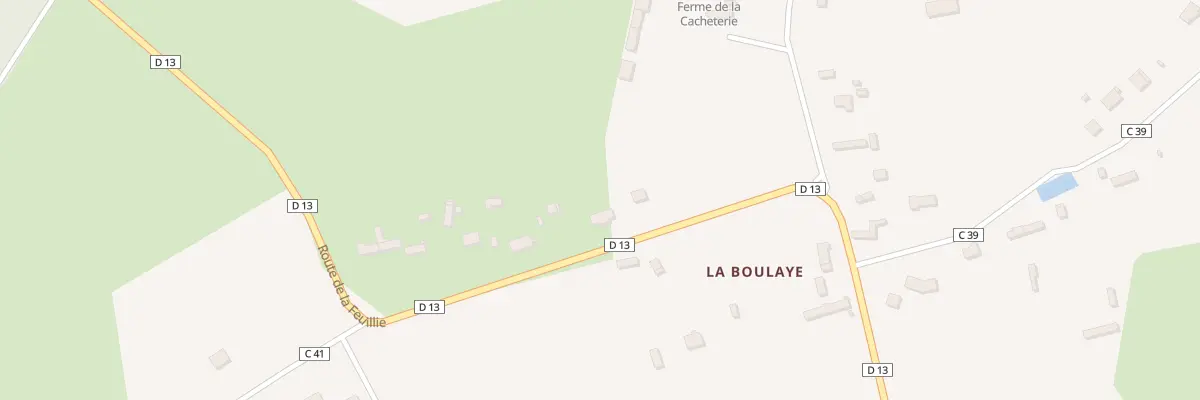 Plan du 11 Rte de la Feuillie à Fleury-la-Forêt