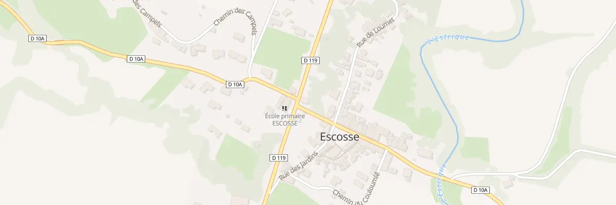 Plan du 7 Av des Pyrénées à Escosse