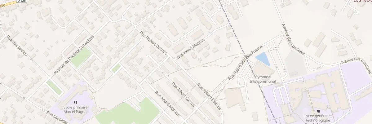 Plan du 2 Rue Henri Matisse à Caussade
