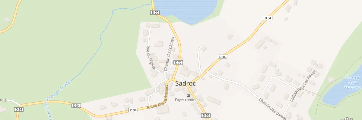 Plan du 2 Rte De La Forge à Sadroc