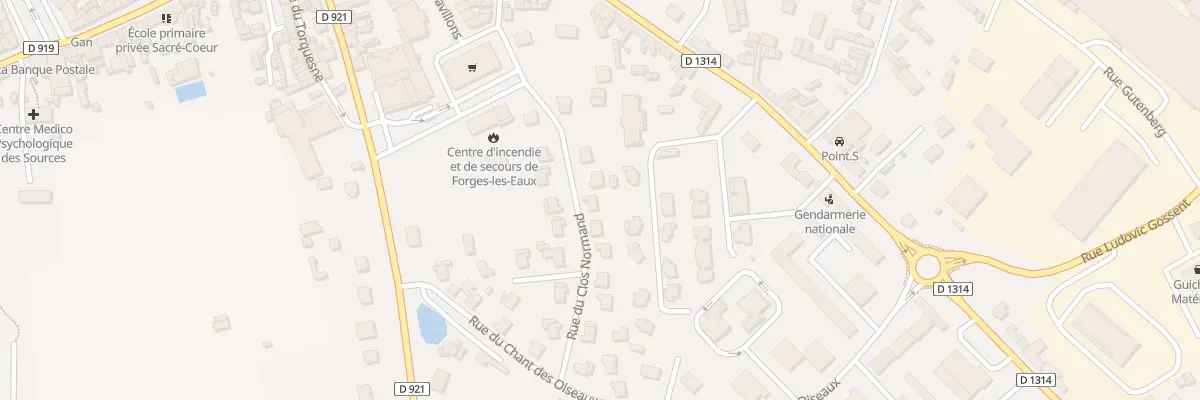 Plan du 7 Rue du Clos Normand à Forges-les-Eaux