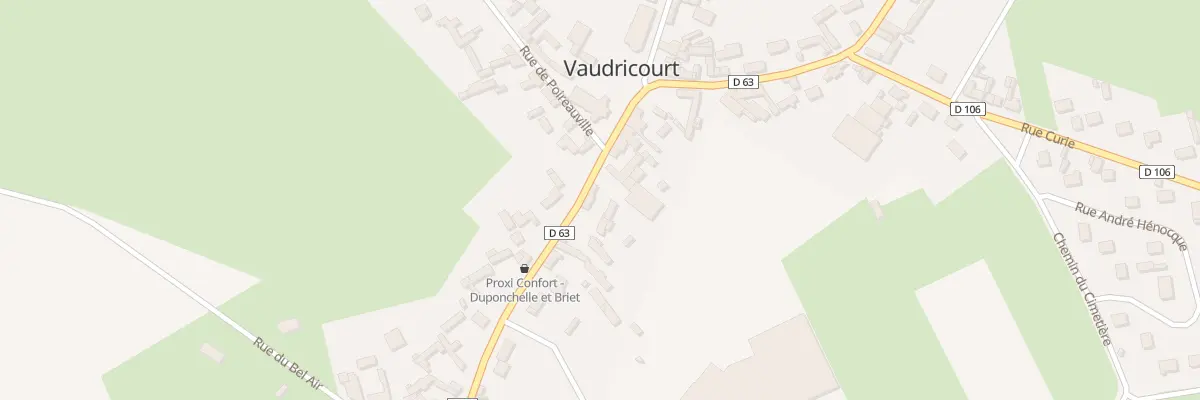 Plan du 9 Rue Alphonse Daudet à Vaudricourt